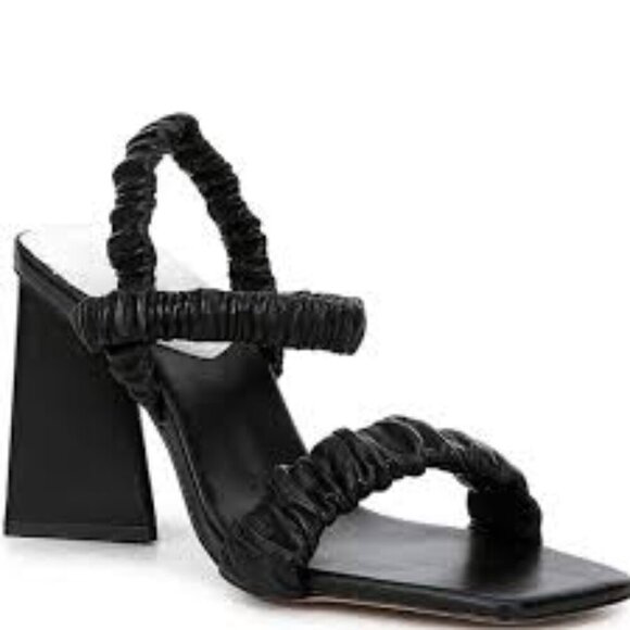 SCHUTZ Shoes - ✅ Schutz Womens Lirah Rouched Sandal Black Size 9.5B